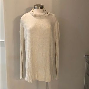 Lucky Brand funnel neck tunic- large
